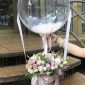Personalised Bubble With Flower Bouquet
