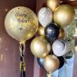 Gold-theme Birthday PERSONALISED Balloon Bouquet