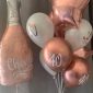 Champagne Bottle Balloon and Bouquet