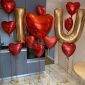 I LOVE U HEART & LETTERS Composition 4