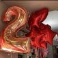 Red Star Birthday Balloon Bouquet