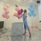 Gender Reveal Blue & Pink Wedding Balloons