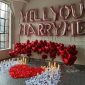 WILL YOU MARRY ME COMPLETE ROOM SETUP Composition II (LARGE) Letters